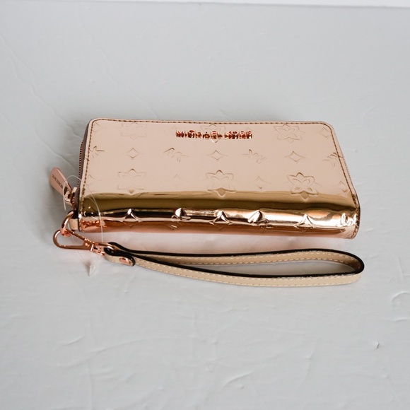 Michael Kors L Phone Wristlet Rose Gold/Metallic - Picture 3 of 8